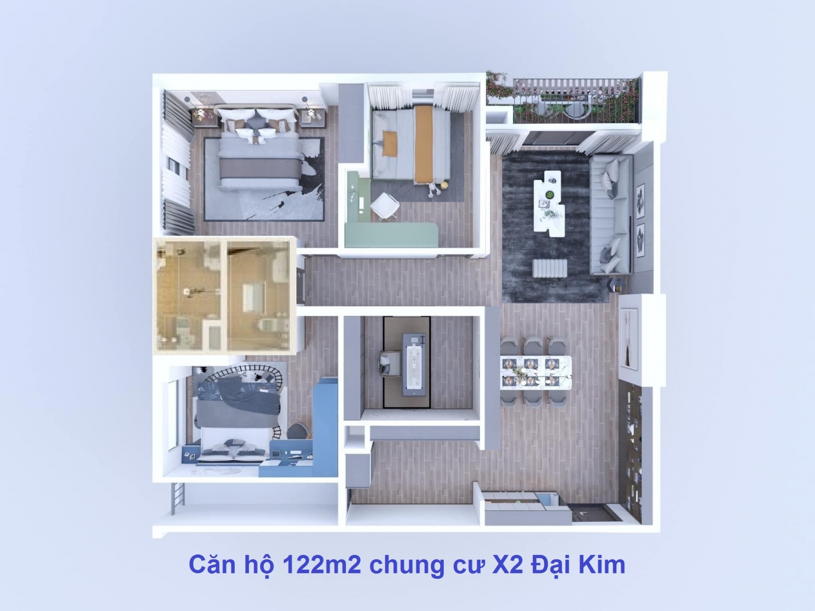 CHUNG CƯ X2 ĐẠI KIM MHDI