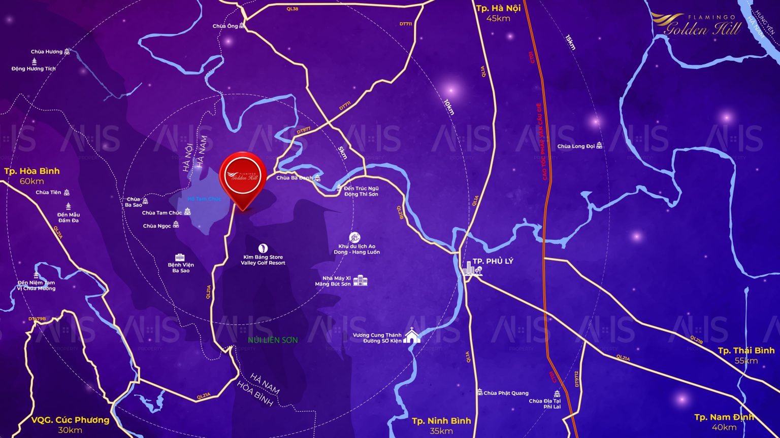 Flamingo Golden Hill Hà Nam - Flamingo Tam Chúc