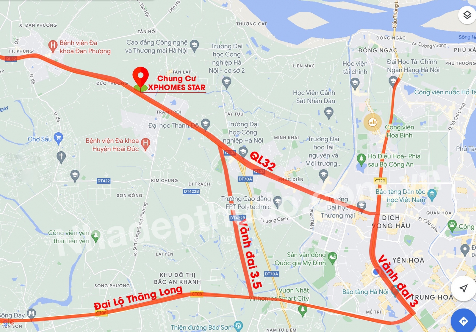 CHUNG CƯ XPHOMES STAR - KHU ĐÔ THỊ TÂN TÂY ĐÔ