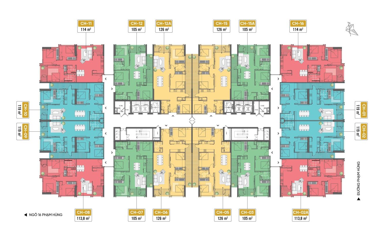 Capital Elite Chung Cư 18 Phạm Hùng
