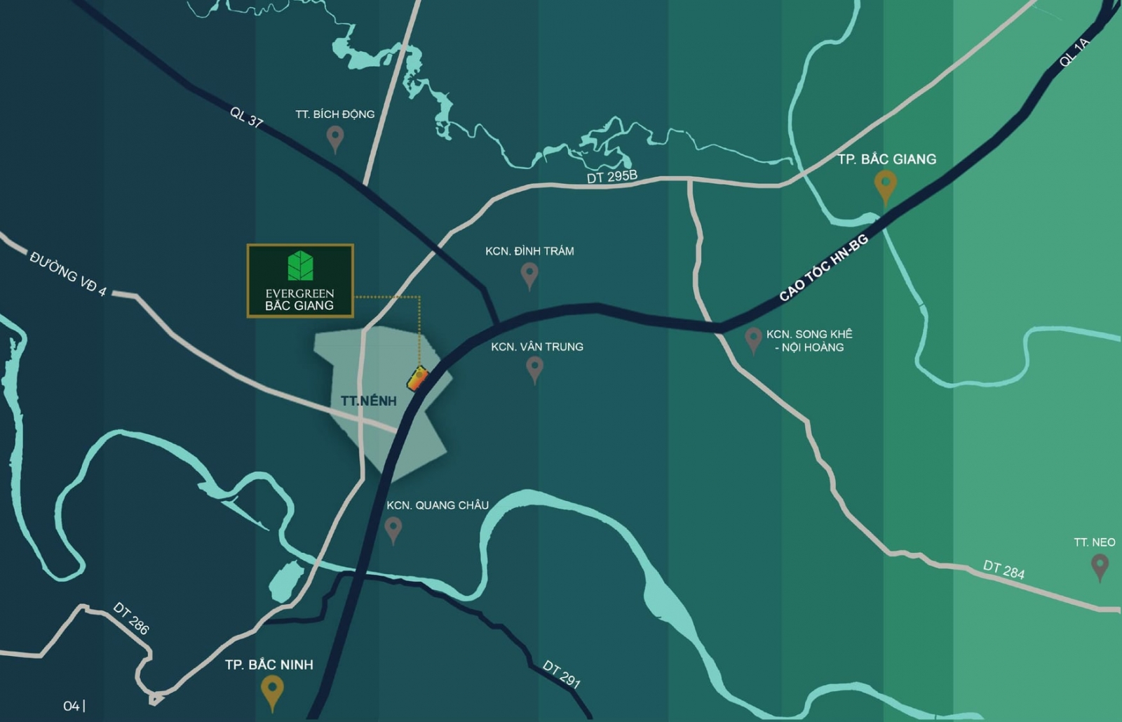 EVERGREEN BẮC GIANG  - NHÀ Ở XÃ HỘI BẮC GIANG