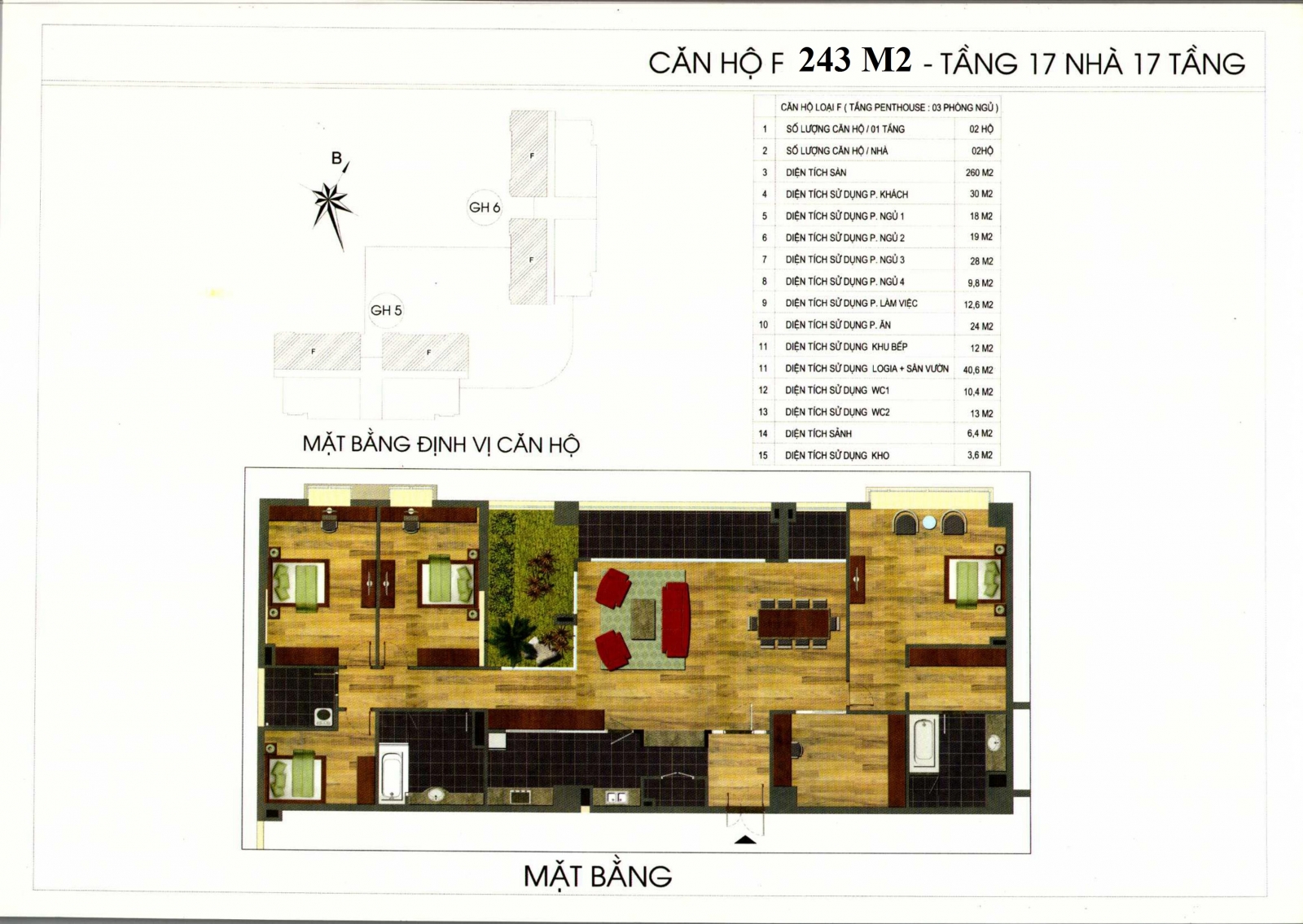 Penthouse Khu đô thị Việt Hưng