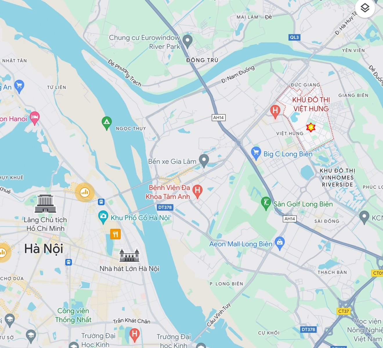 Penthouse Khu đô thị Việt Hưng