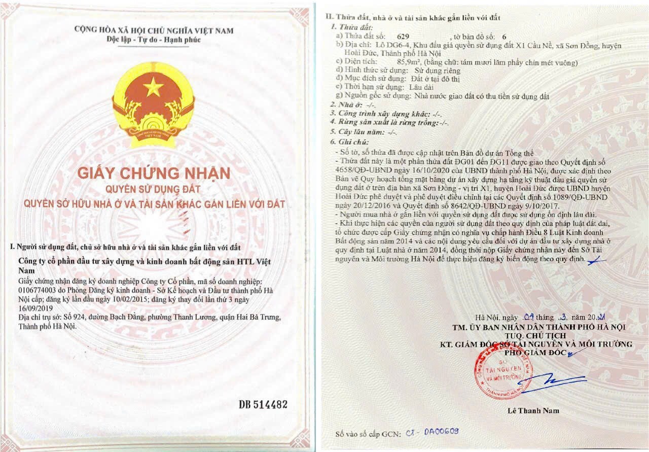 Dự án Sơn Đồng Hoài Đức Hà Nội