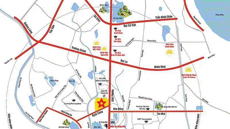 Tòa Cánh Hoa chung cư 360 Giải Phóng