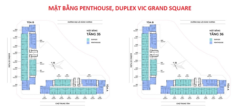 DỰ ÁN VIC GRAND SQUARE PHÚ THỌ