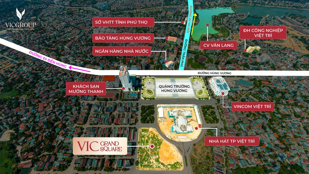 DỰ ÁN VIC GRAND SQUARE PHÚ THỌ