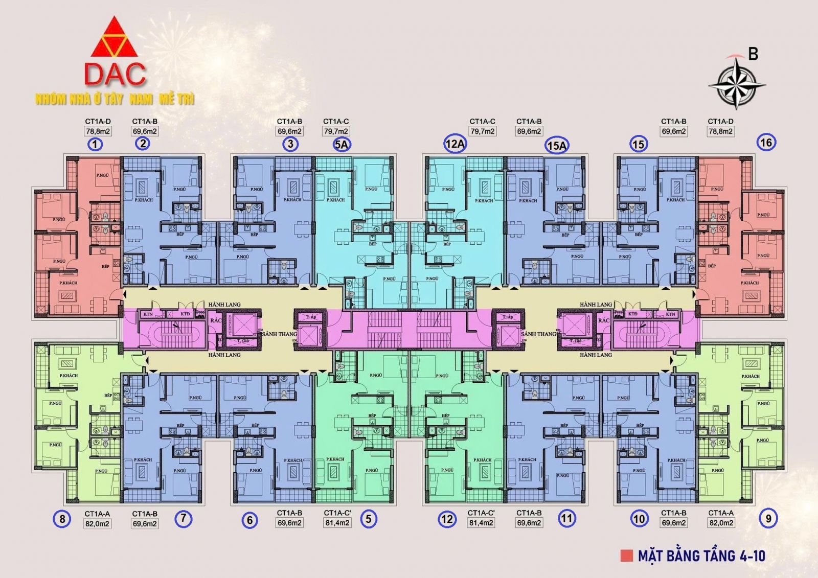 Chung cư Nhóm nhà ở Tây Nam Mễ Trì