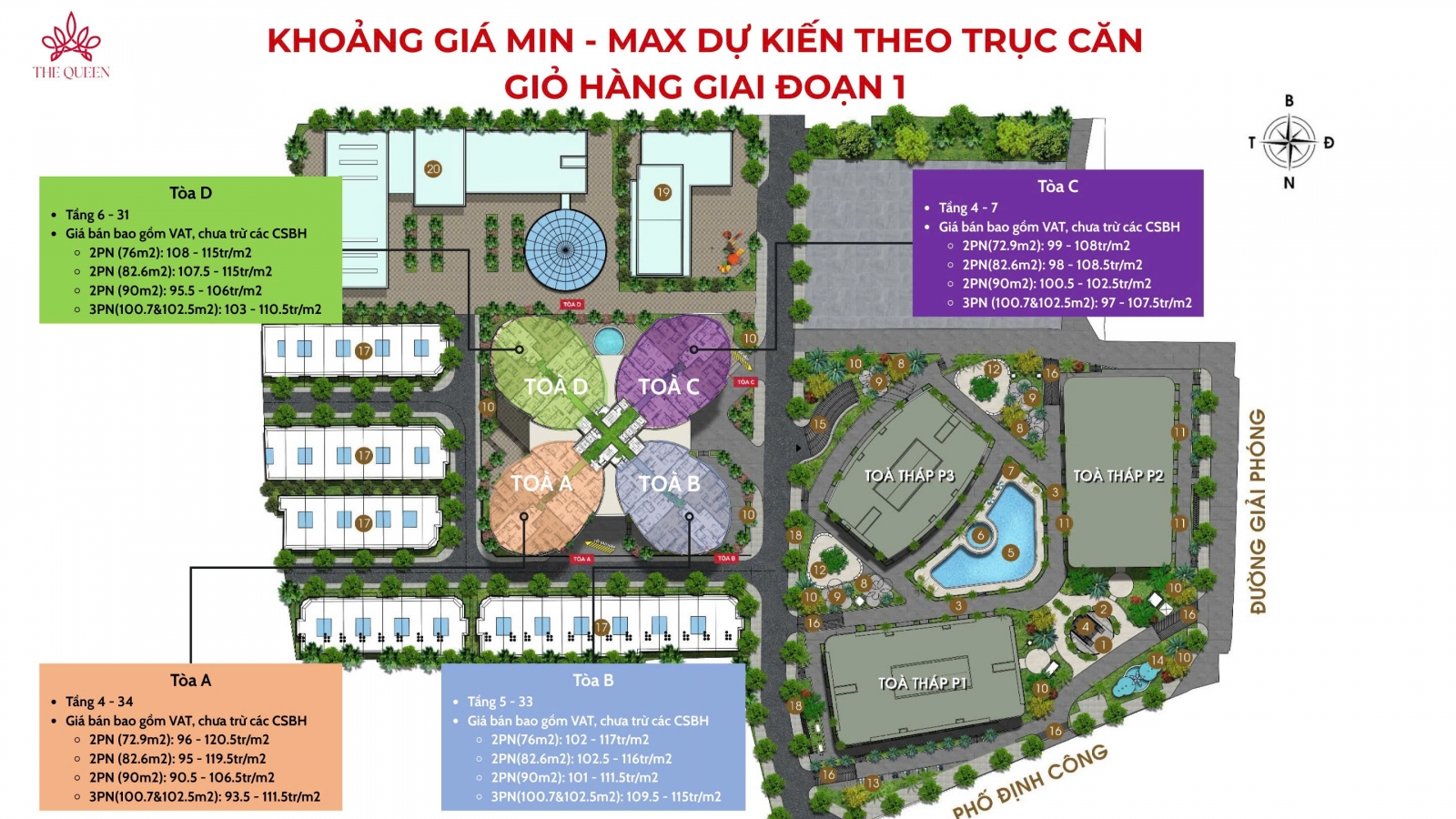 Dự án The Queen 360 Giải Phóng