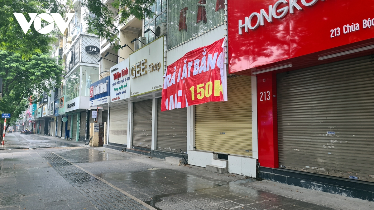 trả mặt bằng sau dịch