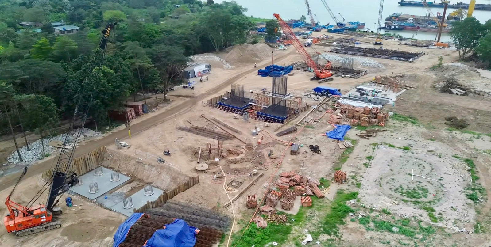 Tiến độ cầu Trần Hưng Đạo tháng 3/2026