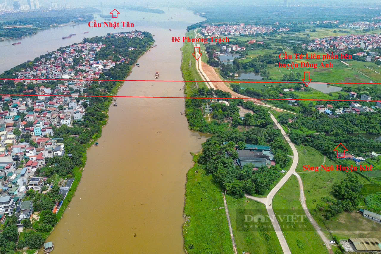 Tiến độ Cầu Tứ Liên Hà Nội 2025