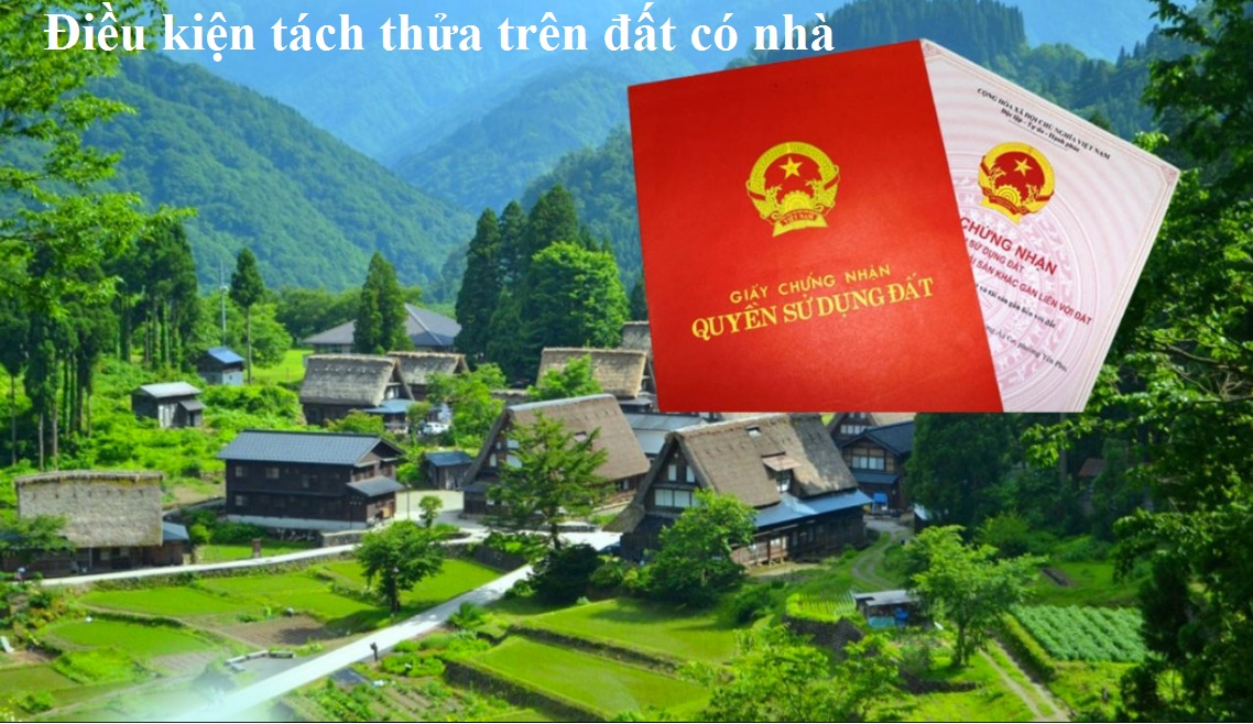 Tách thửa trên đất có nhà