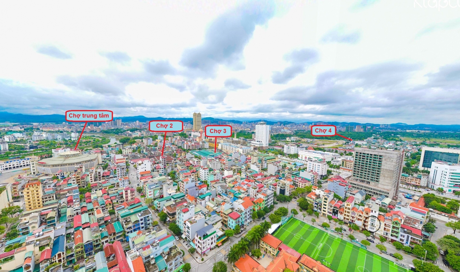 vị trí chợ móng cái