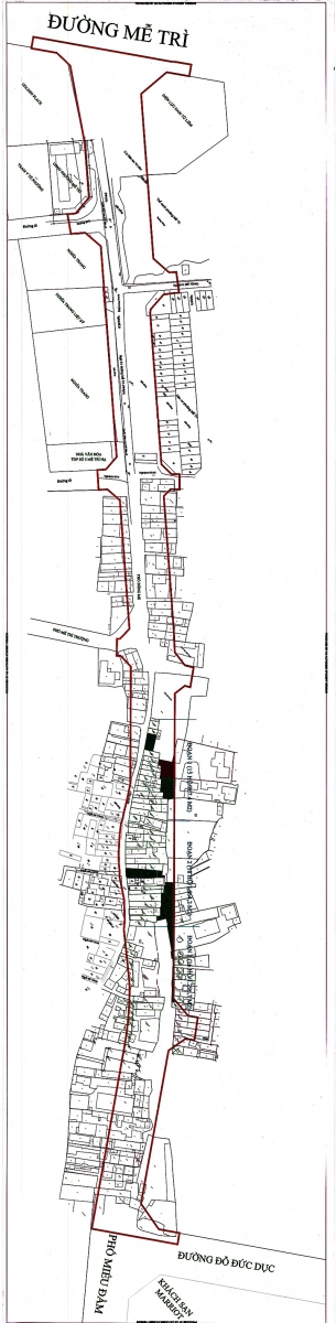 thiết kế đường Đỗ Đức Dục đi đường Mễ Trì
