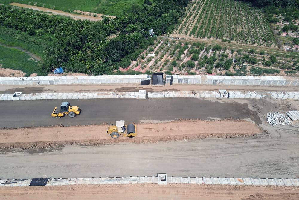 đường Lê Quang Đạo kéo dài thi công