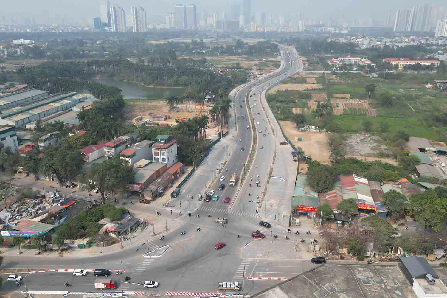 Tiến độ đường Lê Quang Đạo kéo dài