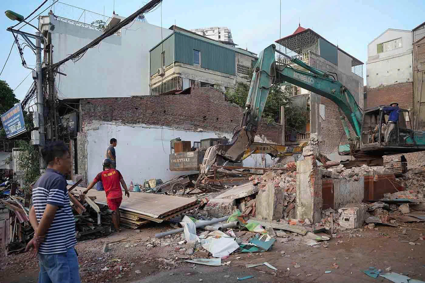 tiến độ đường Tam Trinh mở rộng 2024