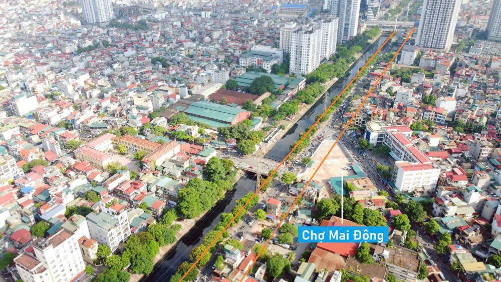 Tiến độ đường Tam Trinh mở rộng tháng 8/2024