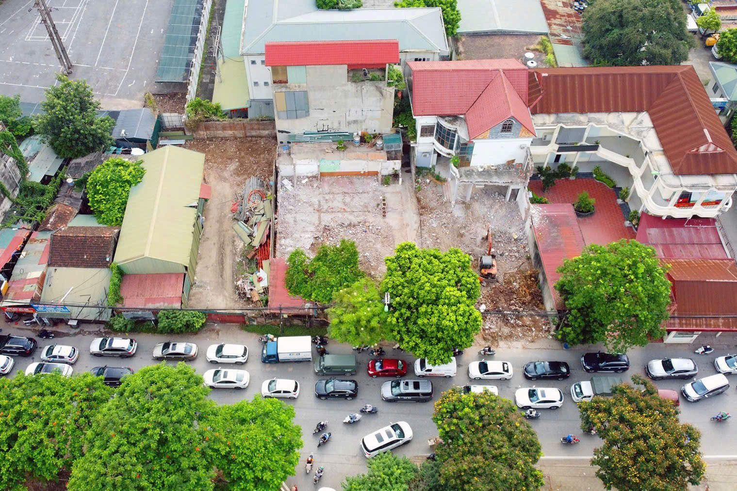 Tiến độ đường Tam Trinh mở rộng tháng 8/2024