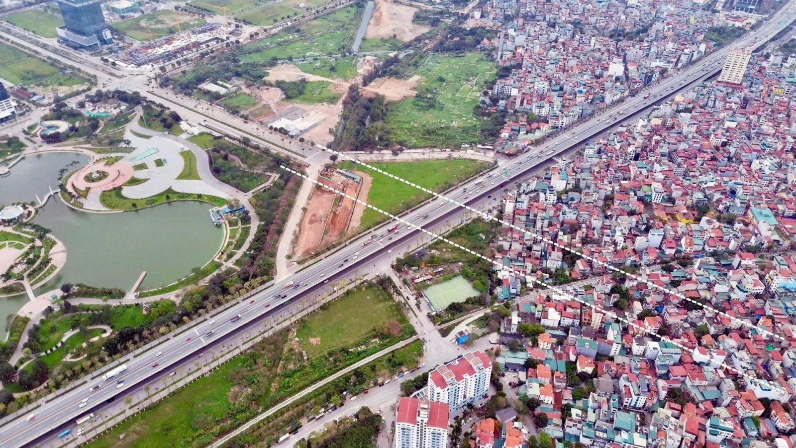 đường Tây Thăng Long tiến độ