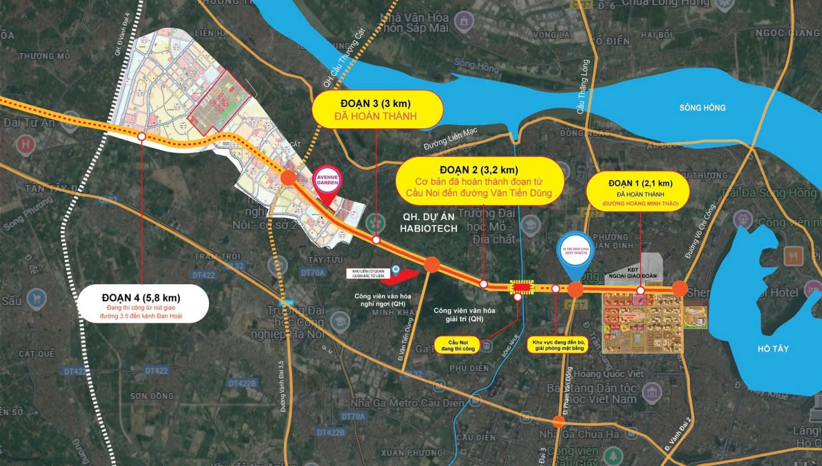 Hình ảnh đường Tây Thăng Long