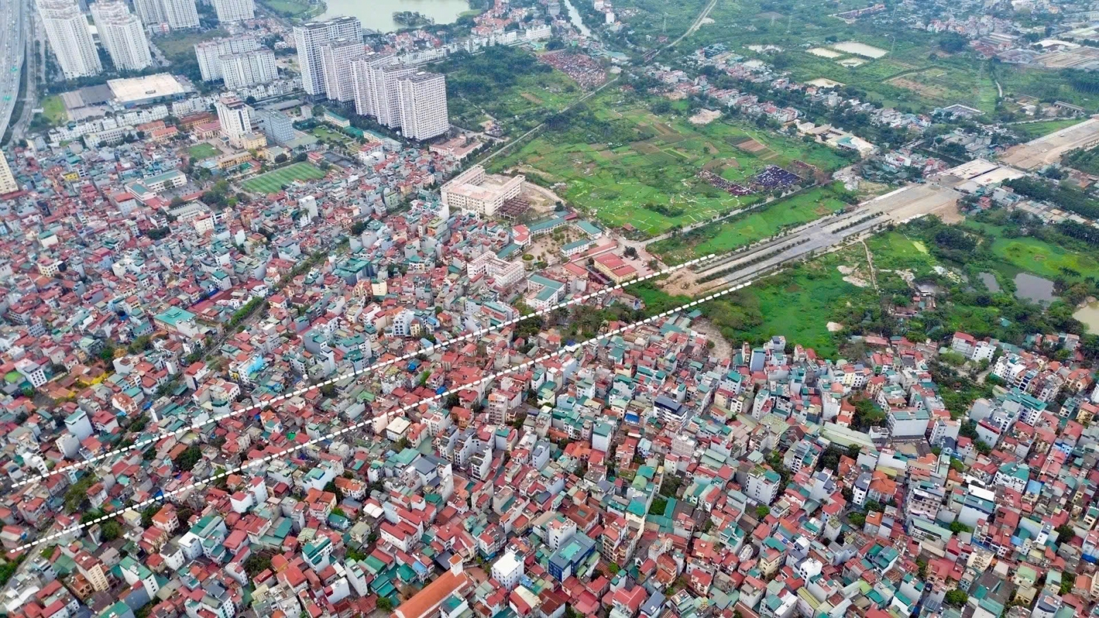 đường Tây Thăng Long tiến độ