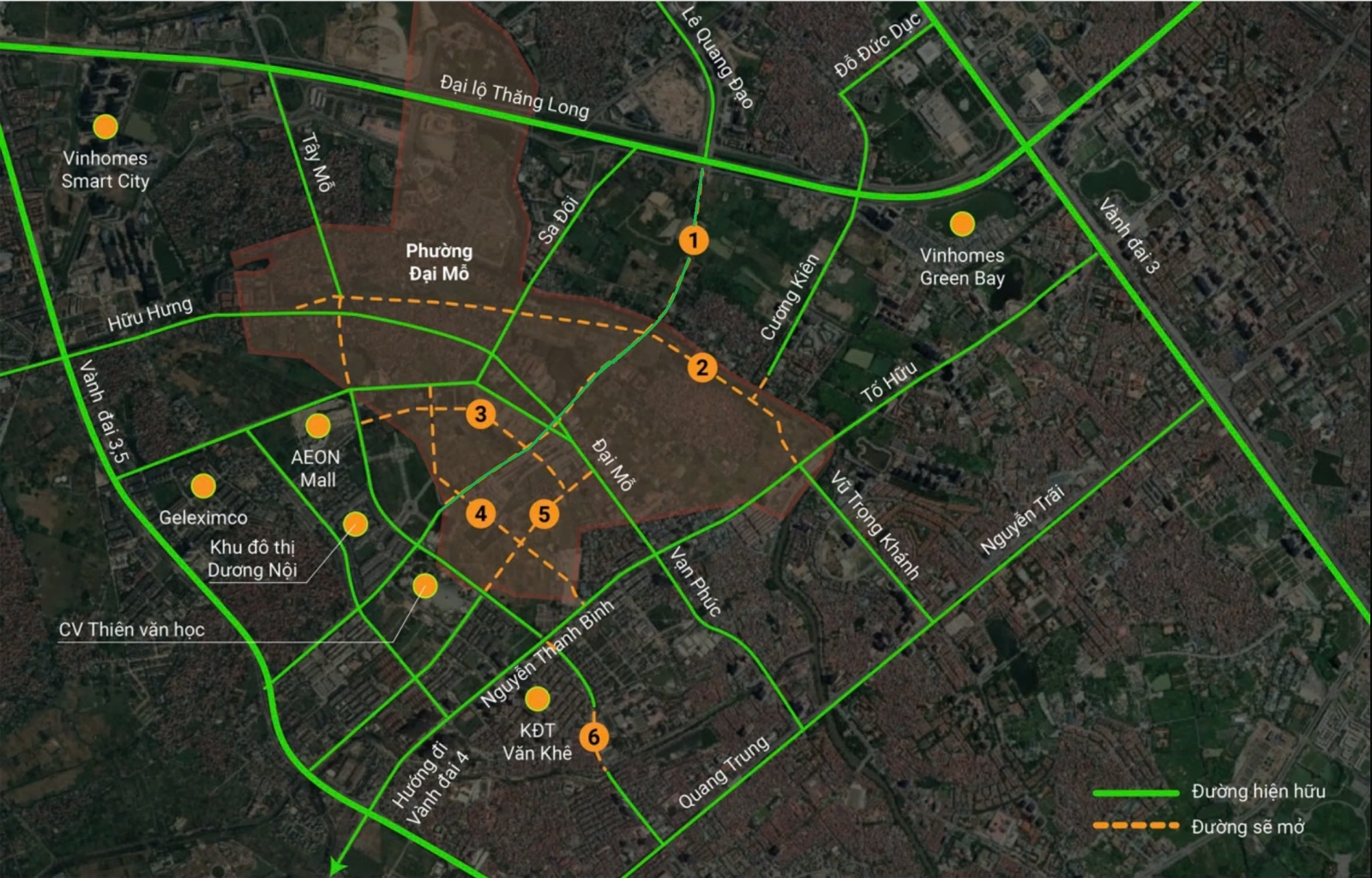 Đường Vũ Trọng Khánh kéo dài 