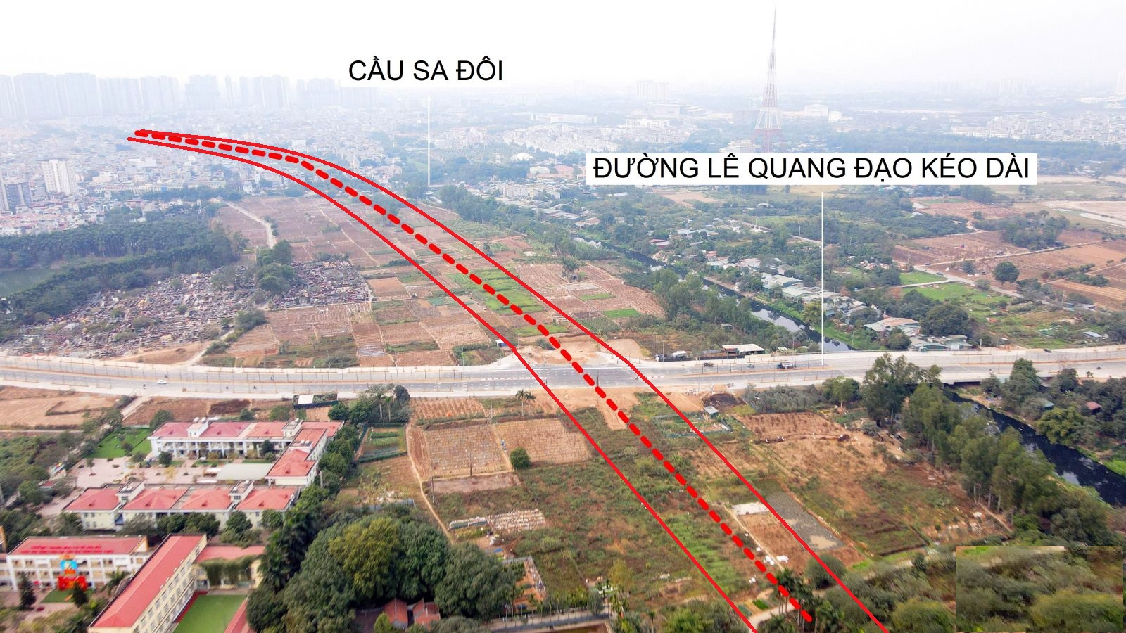 đường Vũ Trọng Khánh kéo dài