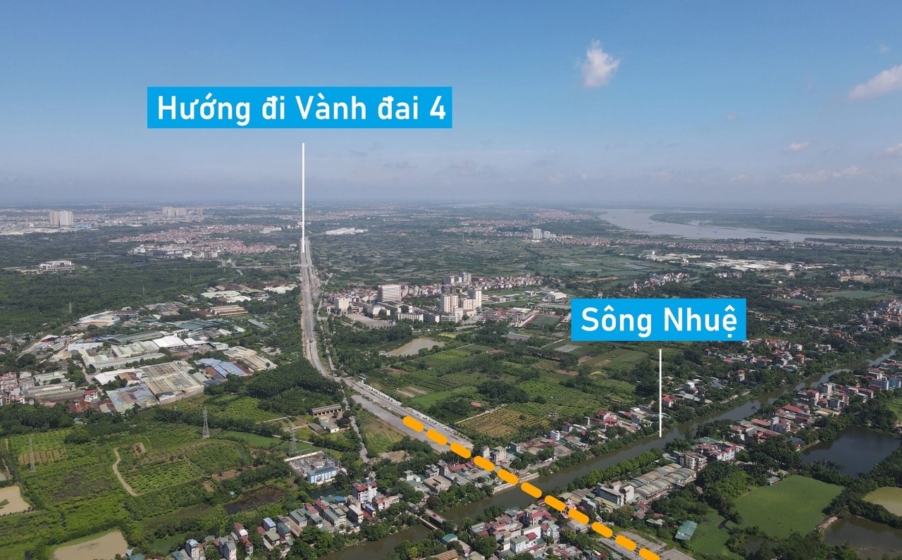 Đường trục tây thăng long tiến độ