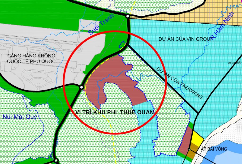 vị trí khu phi thuế quan phú quốc