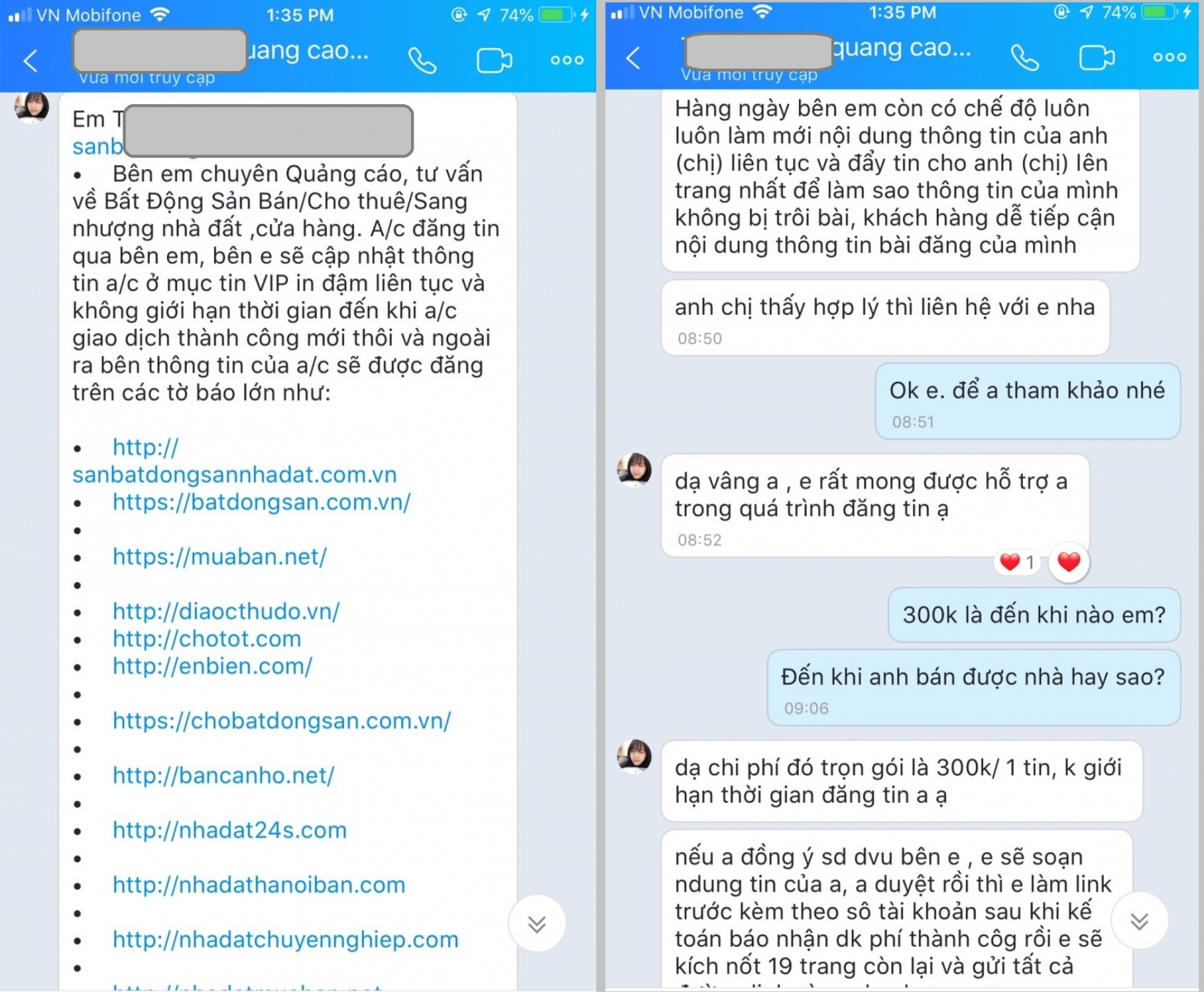 Lừa đảo đăng tin bất động sản