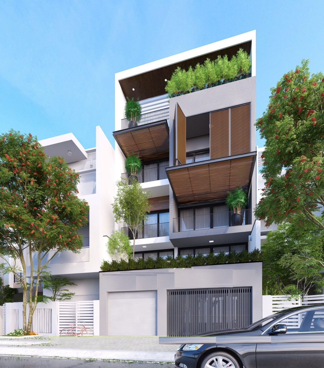 chống nóng nhà hướng tây