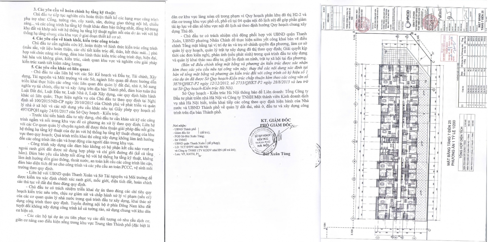 tổng mặt bằng và phương án kiến trúc Handico 33 lê văn lương