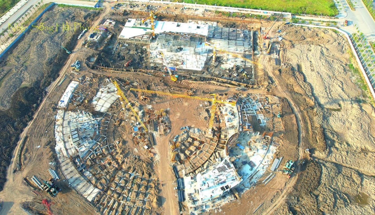 Trung tâm Hành chính Hải Phòng tiến độ 