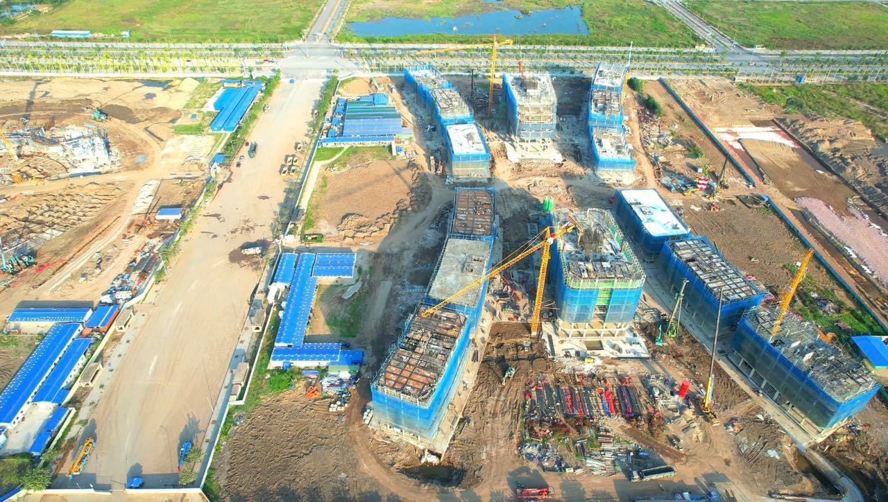 Trung tâm Hành chính Hải Phòng tiến độ 