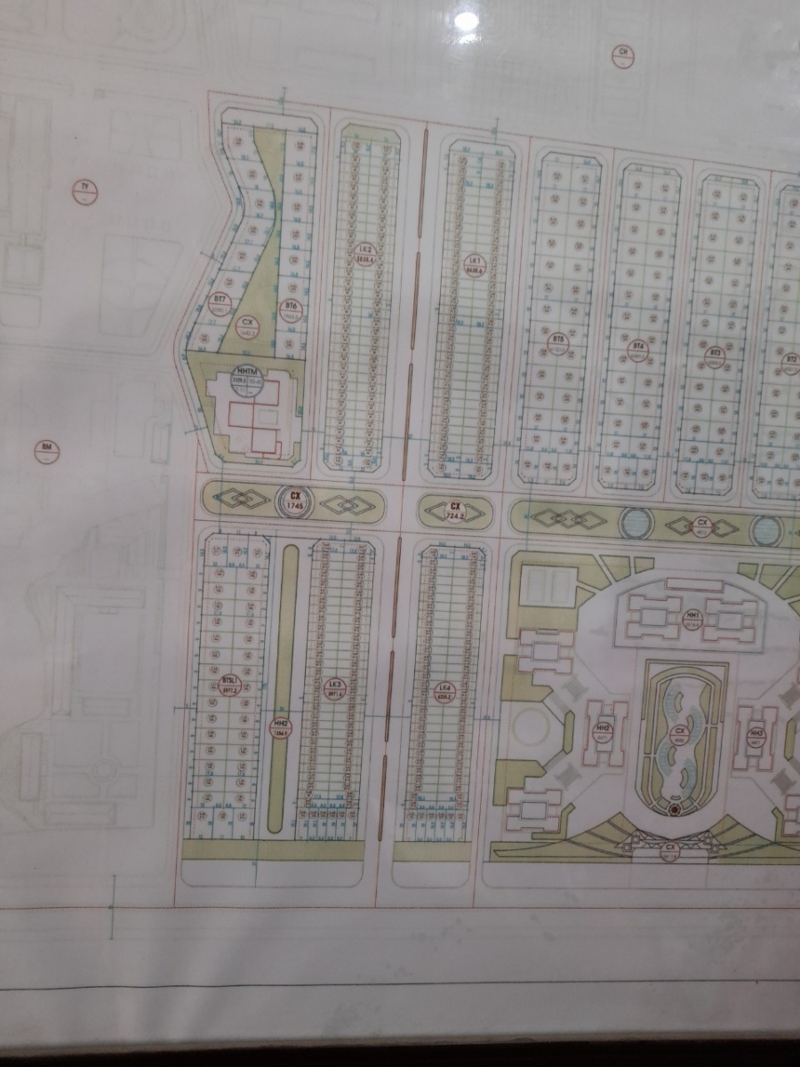 Vị trí các lô biệt thự, liền kề Tân Tây Đô