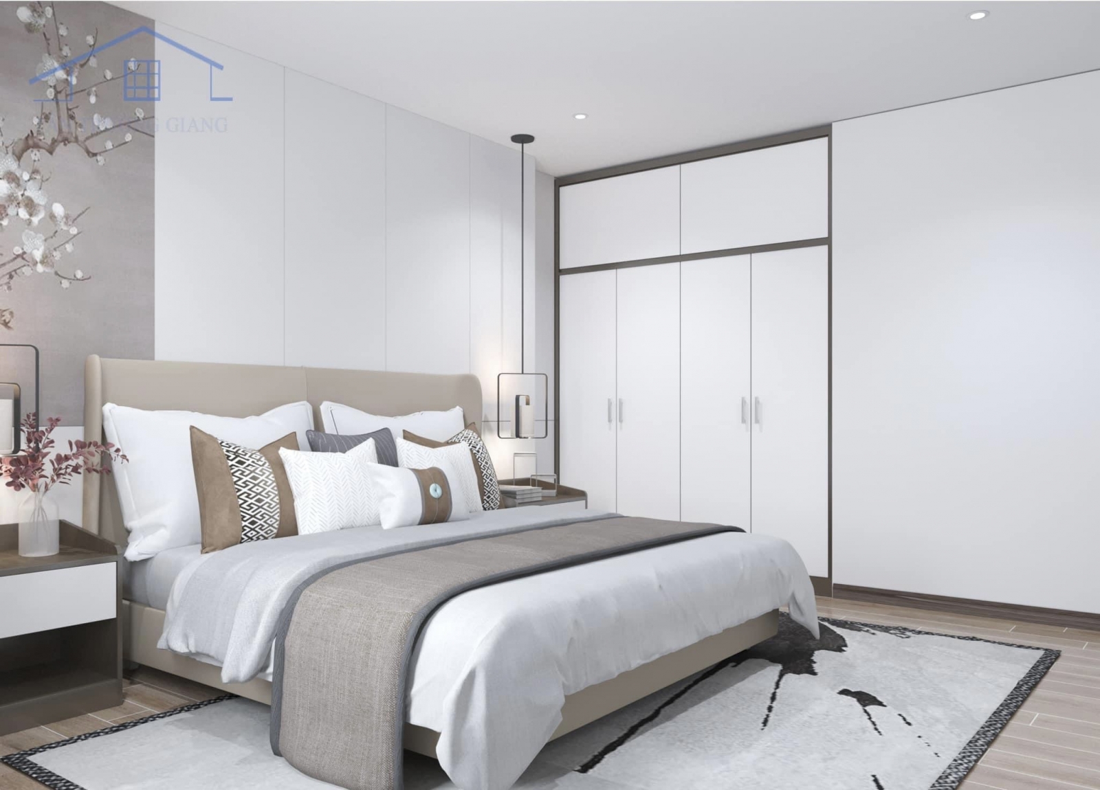 Nội thất phòng ngủ 122m2 x2 Đại Kim