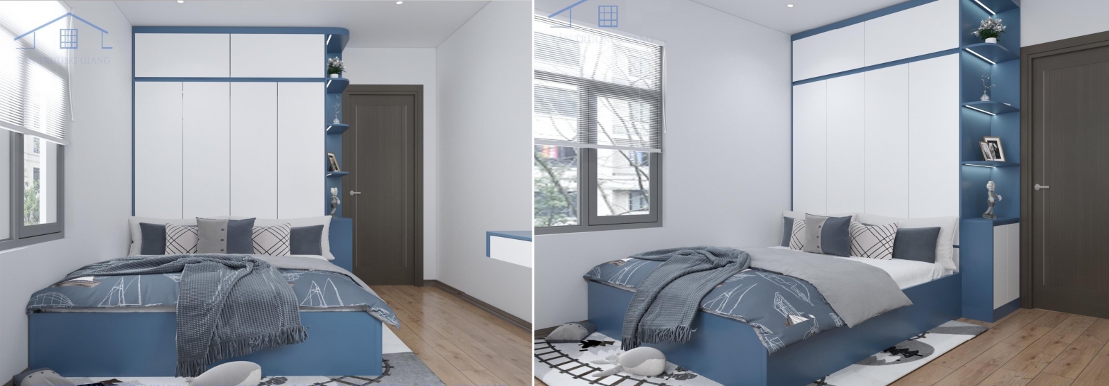 phòng ngủ 107m2 x2 đại kim hoàng mai