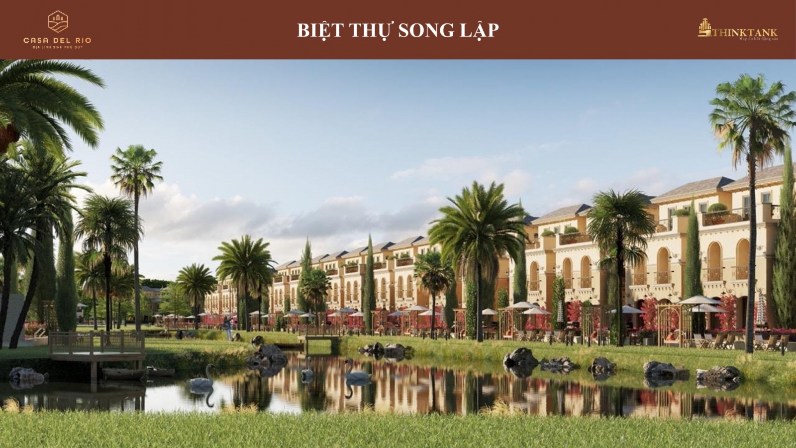 Biệt thự song lập casa del rio hòa bình