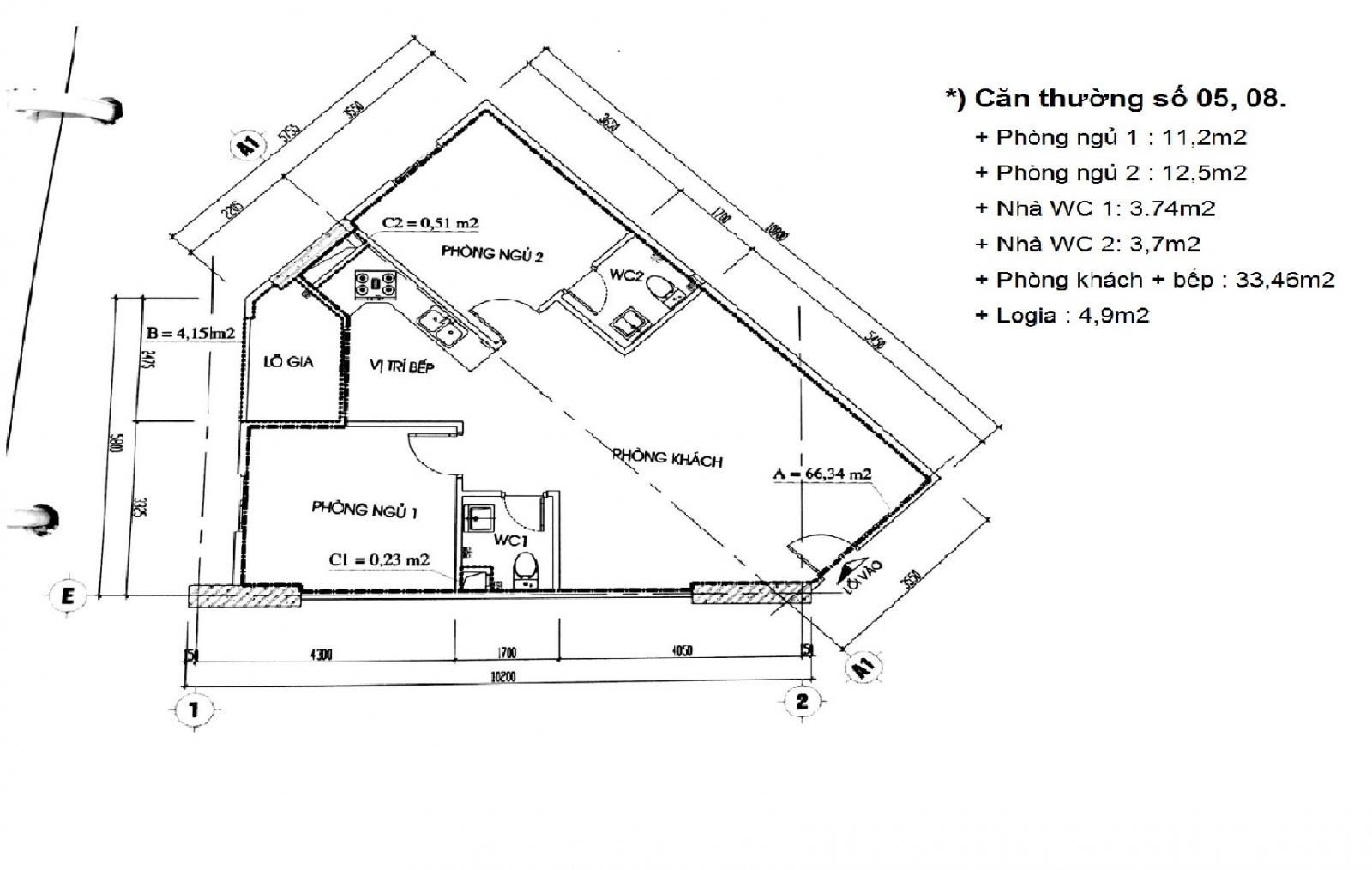 Chung cư CT2A Thạch Bàn