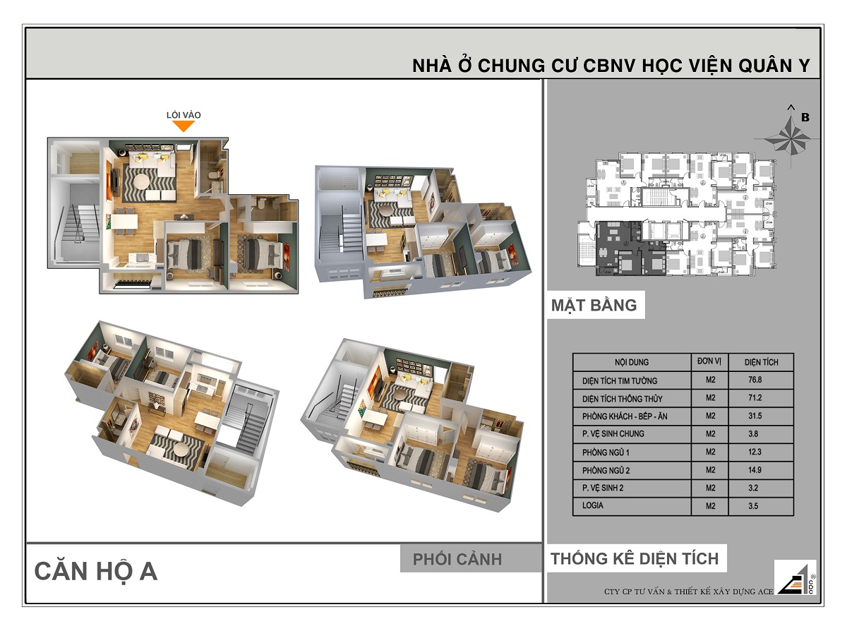 Chung cư Học viện Quân Y.