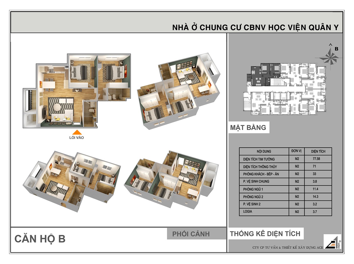 Chung cư Học viện Quân Y.