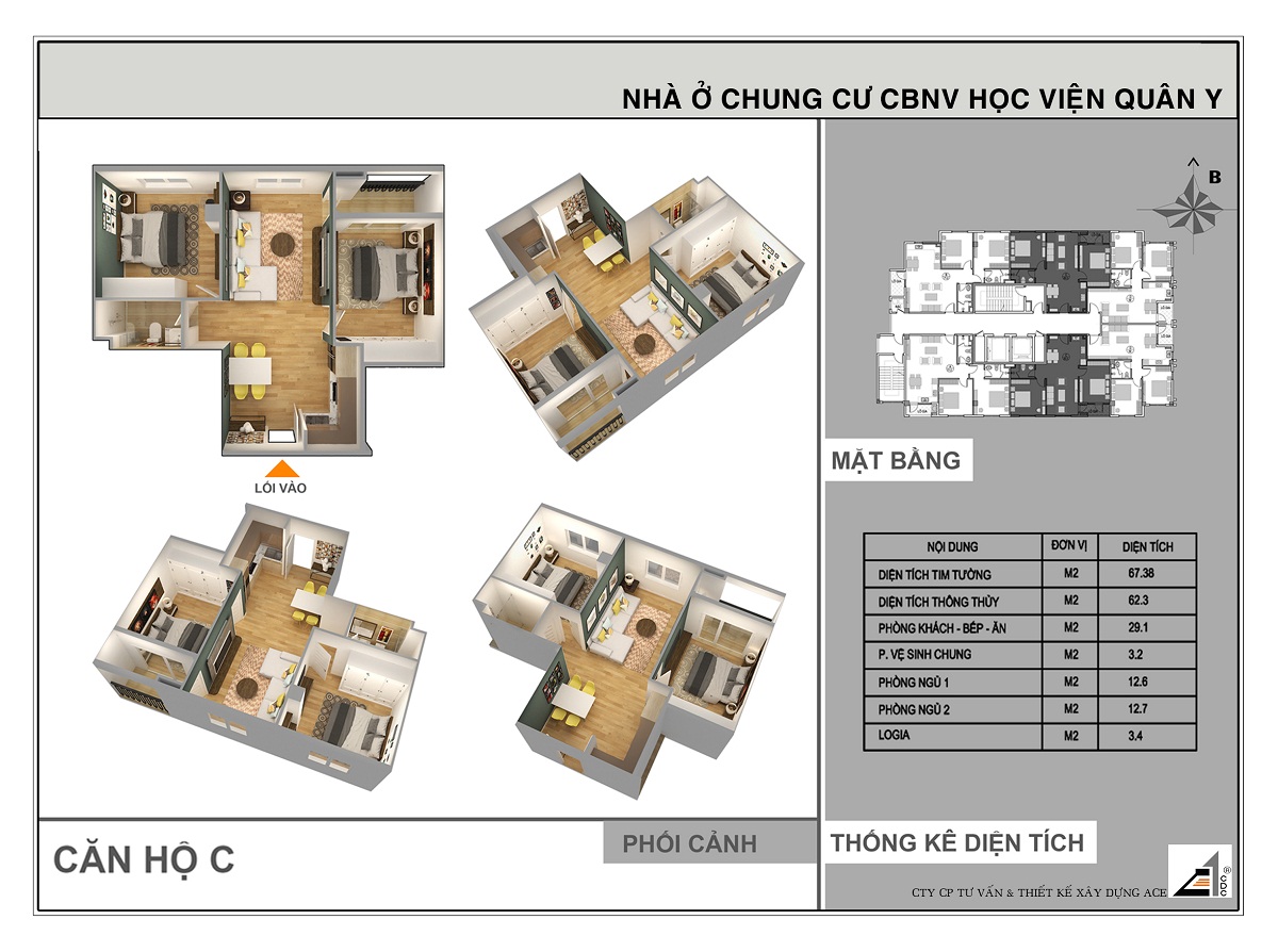 Chung cư Học viện Quân Y.