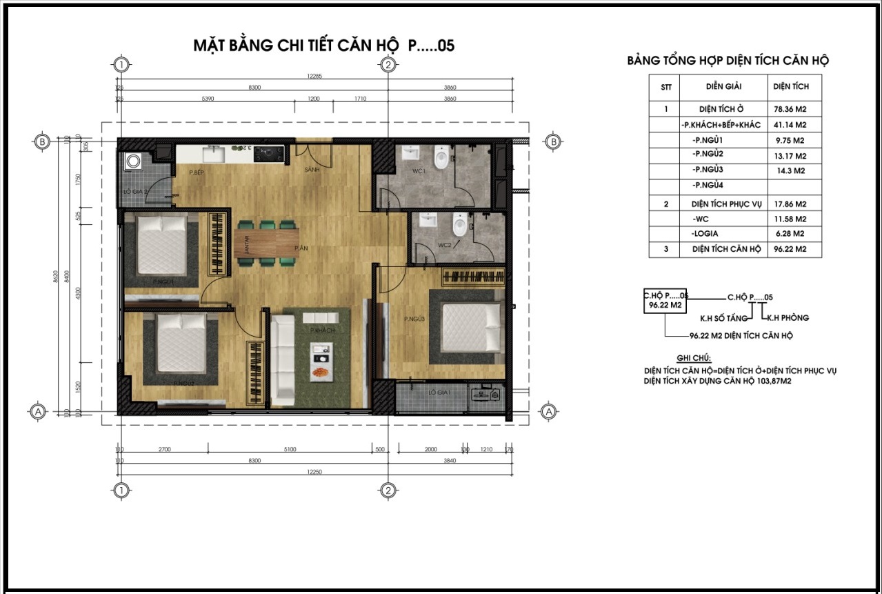 Chung cư Ct5 - Ct6 Lê Đức Thọ