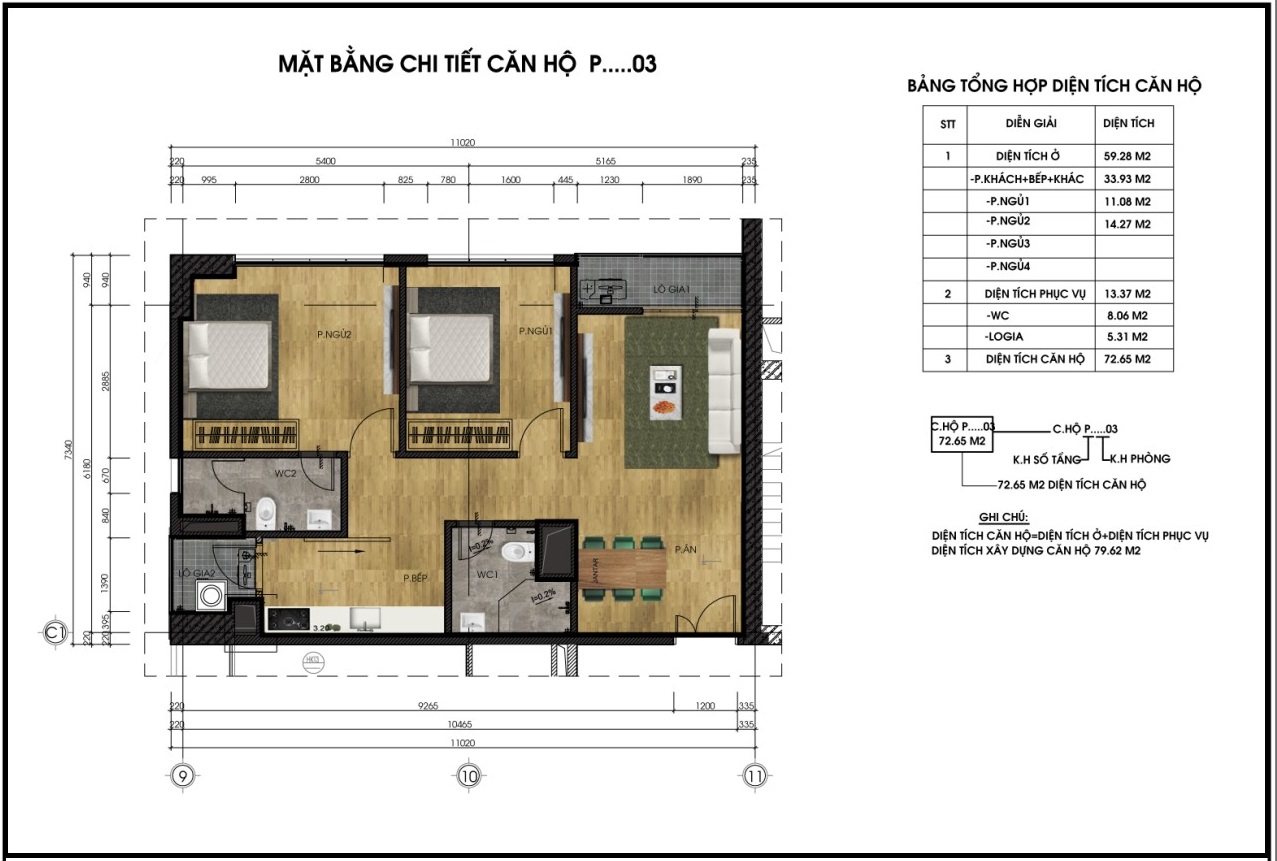 Chung cư Ct5 - Ct6 Lê Đức Thọ