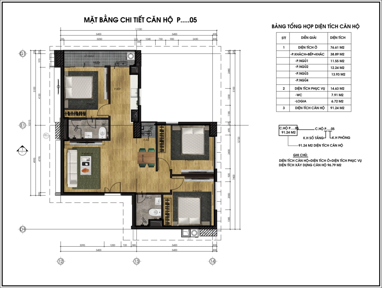 Chung cư Ct5 - Ct6 Lê Đức Thọ
