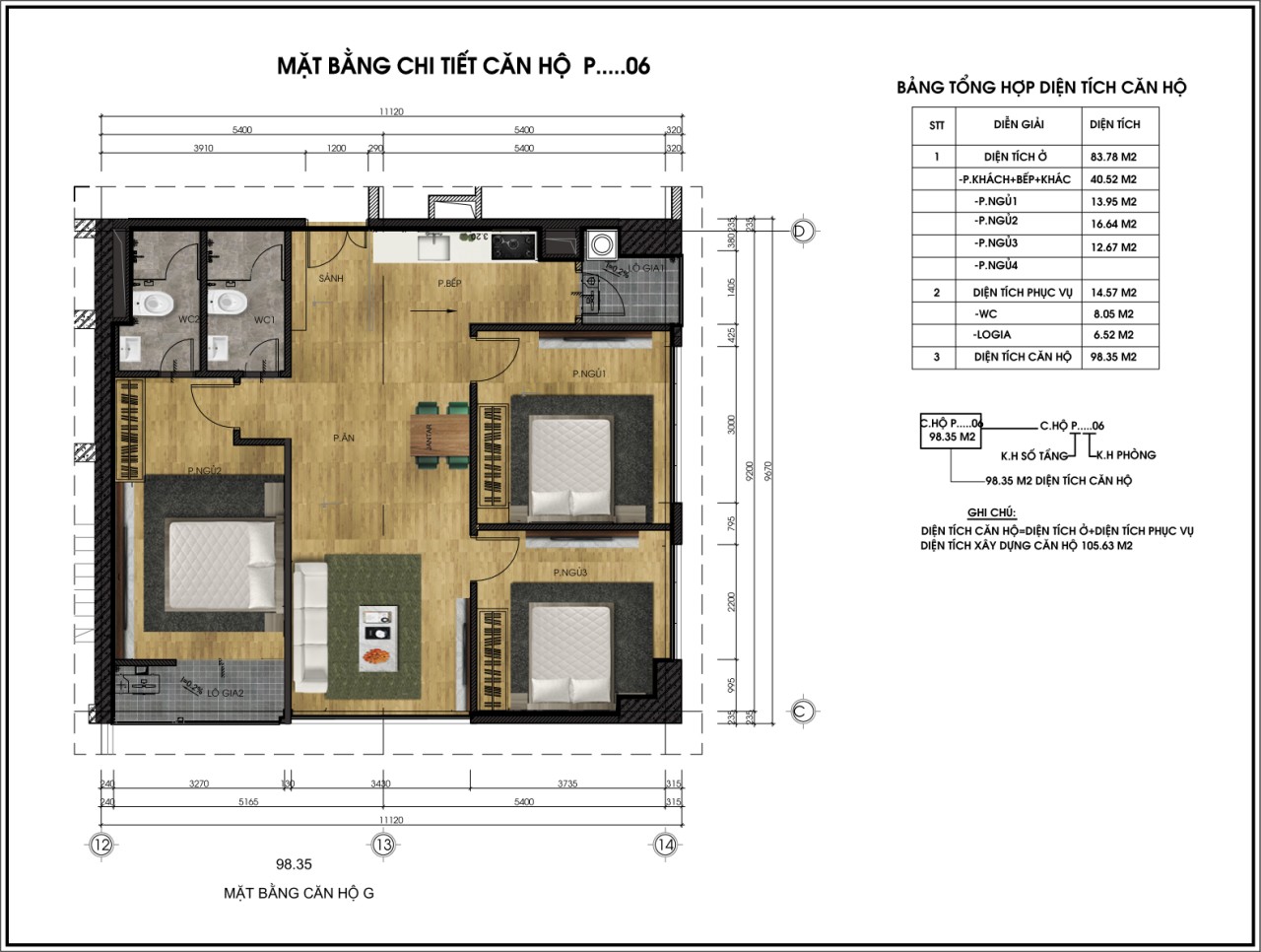 Chung cư Ct5 - Ct6 Lê Đức Thọ