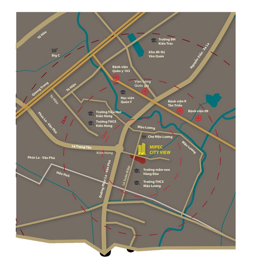 vị trí MIPEC KIẾN HƯNG