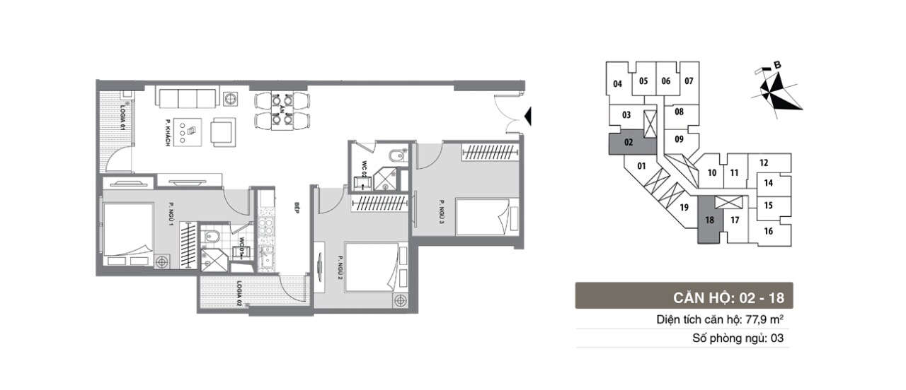  thiết kế m1 chung cư mipec kiến hưng